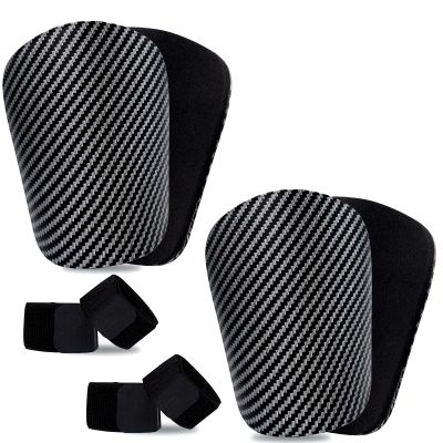 Antoyo Mini Shin Guards Soccer-2 Pairs Small shin Guards and 2 Pairs Strap Shin Fixed Straps for 4-6,Match Equipment Protective Tiny shin Guards Soccer