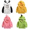 Baby Girls Boys Fleece Hooded Jacket Zip Up Panda Coat Winter Warm Cute Animal Jackets Toddler Kids (A, 3-4 Years) view 2