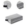 DYNWAVE Block Cloth Cover Accessory Soft Anti Slip Exercise Brick Cover Brick Cover for Balance Training Indoor Sports, Grey view 3