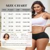 LEVAO 6 Pack Black Womens High Waisted Underwear Seamless Briefs Full Coverage Silk Invisible Stretch Panties Hipster S-2XL view 4