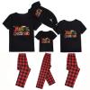 TEERAPHIQUE Christmas Pajamas for Family,Family Holiday PJS Matching Sets,Xmas Jammies for Couples, T-Shirt view 1