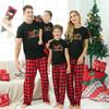 TEERAPHIQUE Christmas Pajamas for Family,Family Holiday PJS Matching Sets,Xmas Jammies for Couples, T-Shirt view 2