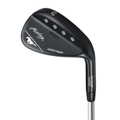 PGF Mustang Full Face Milled Forged High-Toe Golf Wedge Set for Men[50Degree][Right Handed][Black]