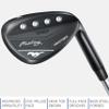 PGF Mustang Full Face Milled Forged High-Toe Golf Wedge Set for Men[50Degree][Right Handed][Black] view 2