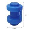 XhWser 8 Pack Trampoline Pole Caps Trampoline Net Caps Blue Trampoline Tube Cover view 2
