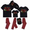 Family Christmas Pajamas Matching Sets Holiday Xmas Party Family Sleepwear Set Jammies for Couples(Women,Black1,XXL) view 1