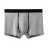 Men's Boxer Briefs Soft Stretch Comfortable Breathable Underwear with Pouch Plus Size Grey view 1