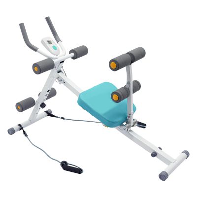 Tapischion Abs Workout Equipment for Home Gym, Foldable Fitness Core & Abdominal Trainers Ab Workout Machine with Resistance Bands & LCD Display