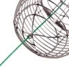 PTILSERY Stainless Steel Wire Fishing Trap Bait Cage Basket Feeder Holder Tackle Tool view 2