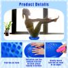 Silipull 2 Pcs Wiggle Seat Inflated Wobble Cushion Flexible Balance Disc with Air Pump for Core Stability Strengthening Improving Posture Physical Exercise(Royal Blue and Macaroon Blue) view 3