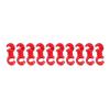 NORAZE 10Pcs/Set S Buckle Bike Brake Derailleur Shift Clips Buckle Cable Line Tube Rotatable MTB Brake Line Clip Ring Clasp(Red) view 1