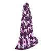 NOUZU Unicorns Pink Print Hooded Cape,Robe-Hooded Cap Cloak,Unisex Hooded Cloak For Halloween Cosplay Costumes view 2