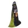 NOUZU Rottweiler Pattern Print Hooded Cape,Robe-Hooded Cap Cloak,Unisex Hooded Cloak For Halloween Cosplay Costumes view 2