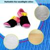 4 Pairs Socks Over Sneakers, for Shoes on Smooth Floors, Ballet Dancers Turning Socks, Dance Shoe Cover view 3