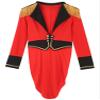 Alvivi Women's Ring Master Tailcoat Circus Lion Tamer Cosplay Outfit Magician Classic Blazer Costume Red Large view 4