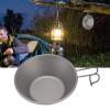 Kuuleyn Camping Bowl Cup Foldable Camping Bowl Ultralight Camping Cookware Outdoor Camping Picnic Bowl Cup with Folding Handle for Hiking view 3