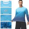(Size: L) 2 Pack Men's Swim Shirts Rashguard UPF 50+ UV Sun Protection Shirt Athletic Workout Running Hiking T-Shirt Swimwear view 4