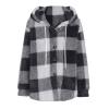 bawilom Womens Button Down Hoodies Fleece Lined Coats Soft Comfy Warm Cardigan Sweaters Plus Size Sherpa Jackets Outerwear view 2