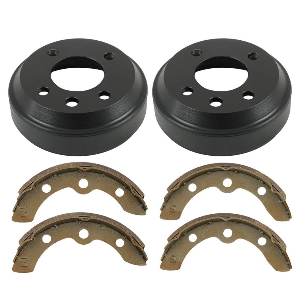 waltyotur Golf Cart Brake Drums Shoes Kit J55-G6521-00 J55-W2536-00 Replacement for Yamaha G1 G2 G8 G9 1982-1992 Golf Carts