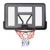 Knwigoe 44" Basketball Backboard and Rim Combo PET Basketball Backboard Hoop Shatterproof Backboard and Rim Combo Kit Wall Mounted Basketball Hoop Outdoor view 1