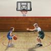 Knwigoe 44" Basketball Backboard and Rim Combo PET Basketball Backboard Hoop Shatterproof Backboard and Rim Combo Kit Wall Mounted Basketball Hoop Outdoor view 4