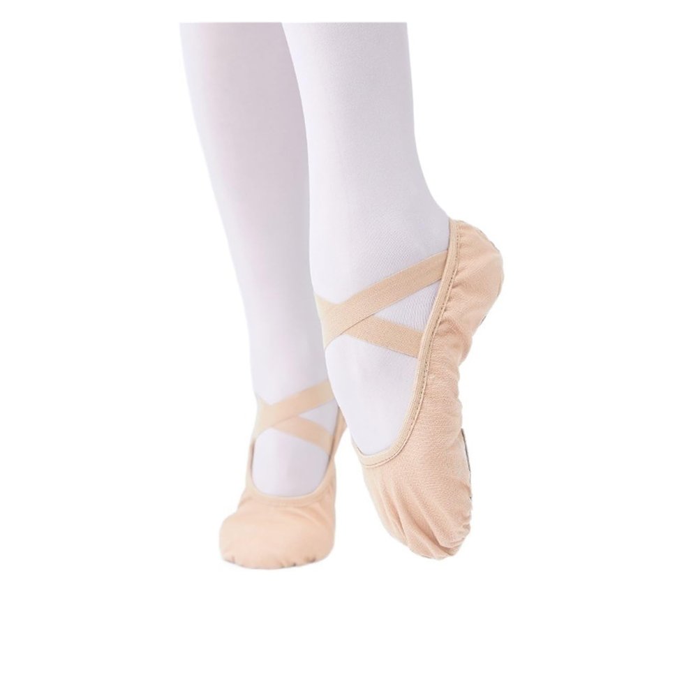 HDNSAUD Ballet Shoes Women Ballet Shoes Girls Professional Ballet Slippers Split Sole Dance Shoes Women Dance Training Shoes Dance Shoes(Beige,38)