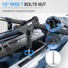 8 Pcs 1/4"-20 T Track Bolts for Kayak Gear Track, T Slot Bolts for Kayak Track System, Track Bolts 2''Long 1/2'' Wide T Track Bolts for Universal T TrackT Track Accessories for Woodworking Jigs view 4