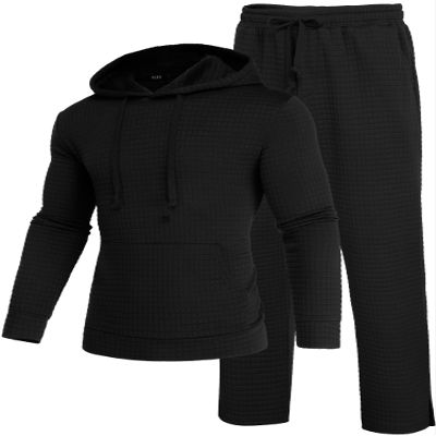 ZSJR Men's Tracksuit 2 Piece Hoodie Athletic Jogging Sweatsuits for Men Casual Sports Long Sleeve Pullover Suit Set