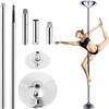 KGBNYSS Dancing Pole Portable Removable Adjustable 45mm, Professional Dancing Pole with Extension Accessories, Stripper Pole for Exercise Club Party Pub Home(3M-3.1M/9.8ft-10ft) view 2