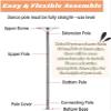 KGBNYSS Dancing Pole Portable Removable Adjustable 45mm, Professional Dancing Pole with Extension Accessories, Stripper Pole for Exercise Club Party Pub Home(3M-3.1M/9.8ft-10ft) view 4