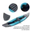 Focket Fockets6439yowvq-11 2 Person Touring Kayak, Blue, PVC, 108in, Inflatable with Seat, Paddle, Pump & Carry Bag, Fishing & Family Fun view 4