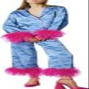 Yiulangde Cute Silk Heart Pajamas for Women Feather Trim Sexy Long Sleeve Satin Pjs Coquette Pajama Pants Outfit Lounge 2 Piece Y2k Set view 1