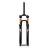 MLIKYRGK 27.5/29In Mountain Bike Air Suspension Fork Boost Thru Axle 15 * 110mm Front Fork 90mm Travel Straight/Tapered Tube Manual/Remote Lockout Rebound Adjust Disc Brake(Gold,27.5" 1-1/8 HL) view 1