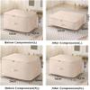2024 NEW Space Saving Self Compression Organizer,Self Compression Moving Organizer Bags,Storage Tote for Space Saving,Heavy Duty Moving Bags for Comforters,Clothes (Apricot, 21.26 * 16.53 * 23.62in) view 2