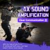 ZOHAN Electronic Shooting Earmuffs with Patches, 2Pack Hearing Protection for Shooters, NRR 23dB Noise Reduction, Gun Range Ear Protection Headphones(Black+Black) view 3