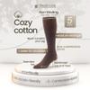 7BigStars Men Diabetic Loose Dress Seamless Cotton Mid Calf Socks - 5 Pack Large - Solid Casual - Sock Size 10-13 Shoe Size 9-12 L Brown view 3