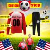 Custom Goalkeeper Jersey Elbow Padded Youth Adult Soccer Goalie Jersey Padded Personalized Name Number Team Logo view 4