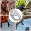 Restokki Outdoor Climbing Piton Expansion Nail Bolt Hanger Stainless Steel Caving Anchor Protection view 3