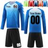Custom Goalkeeper Jersey Elbow Padded Youth Adult Soccer Goalie Jersey Padded Personalized Name Number Team Logo view 1