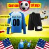 Custom Goalkeeper Jersey Elbow Padded Youth Adult Soccer Goalie Jersey Padded Personalized Name Number Team Logo view 4