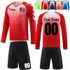 Custom Goalkeeper Jersey Elbow Padded Youth Adult Soccer Goalie Jersey Padded Personalized Name Number Team Logo view 1