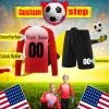 Custom Goalkeeper Jersey Elbow Padded Youth Adult Soccer Goalie Jersey Padded Personalized Name Number Team Logo view 4