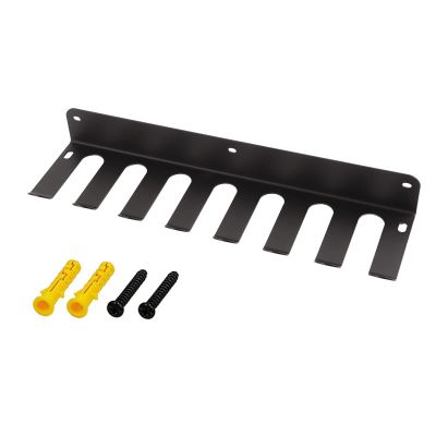 shenruifa Fitness Rack Organizer, Band Storage Rack Gym Rack Organizer Multipurpose Workout Equipment Gym Hooks for Barbells Bands Row Handles (B)