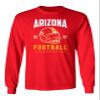 Arizona Tee Apparel for Football Fans Supporter Long Sleeve T-Shirt (Red, X-Large) view 1