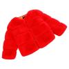 Baby Girls Boys Faux Fur Coat Jacket Warm Outerwear Kids Fall Winter Clothes Toddler Outwear Birthday Gifts view 1