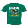 Green Bay Tee Apparel for Football Fans Supporter Toddler T-Shirt (Green, 2T) view 1