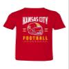 City Apparel for Football Fans Supporter Toddler T-Shirt (Red, 3T)
