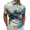 Airplane Aviation Mens Polo Shirts Short Sleeve Golf Shirt Golf Tees Slim Fit Athletic Work T-Shirt XL view 1