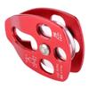 Restokki Outdoor Portable Aviation Aluminum Side Plate Climbing Single Sheave Fixed Pulley for Climbing Rescue High Altitude Brakedown view 4