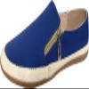 Womens Classic Penny Moccasins Comfortable Soft Surface Slip On Lightweight Flat Loafers Ladies Fashion Non Slip Driving Walking Nurse Dress Shoes(Blue,7 US) view 1